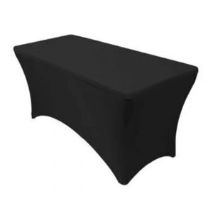 tamprios staltiesės stačiakampiams stalams juoda